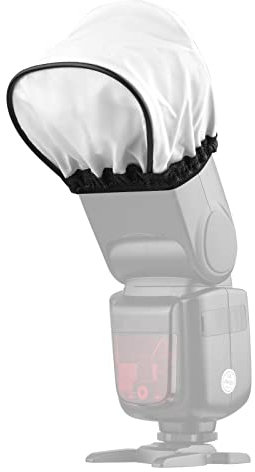 Andoer Universal Kamera Flash Bounce Diffuser Speedlite Softbox Ersatz für Canon Nikon Sony Godox Yongnuo On-Camera Flash