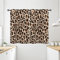 ANHOPE Leopard Geparden Streifen Blickdichte Gardinen mit Ösen Thermo Vorhänge Weich Vorhang Blackout Curtain Wohnzimmer Schlafzimmer Verdunklungsvorhänge 2er Set H 138 x B 71 cm