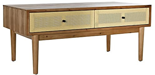 DKD Home Decor Couchtisch, Rattan, Standard