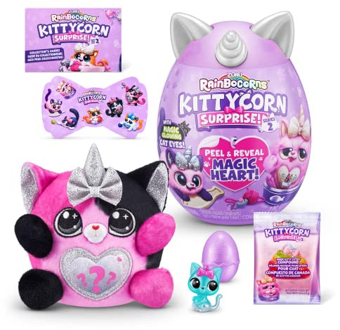 Rainbocorns Kittycorn Surprise Serie 7, Calico Cat Sorpresa, Peluche ultrasuave, Color (ZURU 9279B)