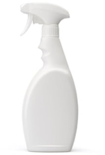 UK GROW- White Spray Bottles HDPE - Trigger Sprayer, Available in 250ml, 500ml, 750ml, and 1Ltr Sizes (250ml, 1 Bottle)