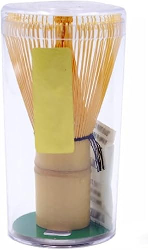 Batidor de matcha, batidor de bambú matcha, herramienta de ceremonia de té batidor de té verde matcha de madera natural, herramienta de cepillo para polvo Matcha