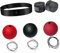F Fityle Box-Reflexball mit Stirnband für Reaktion, Beweglichkeit, Schlaggeschwindigkeit, Kampfgeschick und Hand-Augen-Koordinationstraining, 3 Boxball