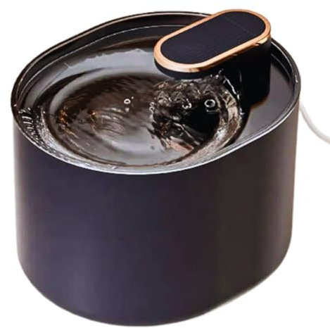 Fuente para Gatos de 3L de Capacidad con Sistema de Triple Filtración para un Agua Siempre Fresca y Purificada. Bebedero Automático para Gatos y Perros con Motor Silencioso de Bajo Consumo Energético.