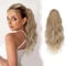 Sofeiyan Pferdeschwanz Haarteil mit Klammer, Lange Gewellt Pferdeschwanz Verlängerung Claw Clip in Ponytail Haarverlängerung Natürliche Synthetische Ponytail Extension für Frauen, 45cm