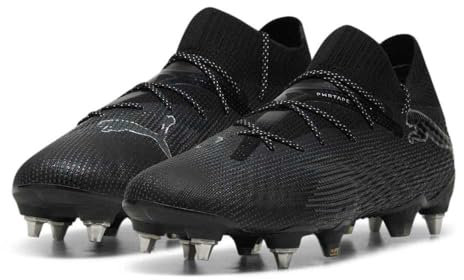 PUMA Future 7 Ultimate MxSG Lights Out schwarzsilber, 44 Unisex