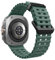 TiMOVO Correa deportiva de silicona Ocean para Samsung Galaxy Watch Ultra 47 mm(2025/2024), Transpirable, Suave y Resistente al Agua para Hombres y Mujeres, Verde oscuro
