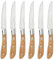 Lou Laguiole Elias - Coffret 6 couteaux steak bois de pakka