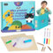MindyToy Kit Magique de Peinture Aquarelle 5-en-1, 23 Pièces, Pour Enfants 3+ Ans, Avec Crayons,Marqueurs, papier magique et Pinceau à réservoir d'eau.