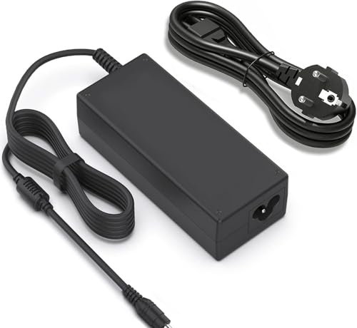Guy-Tech 19V AC/DC Adapter Kompatibel für LG Electronics 22MC37D 22MC37D-B 22MC57HQ 22MC57HQ-P 22 LCD LED Monitor 19VDC Stromversorgungskabel Ladegerät