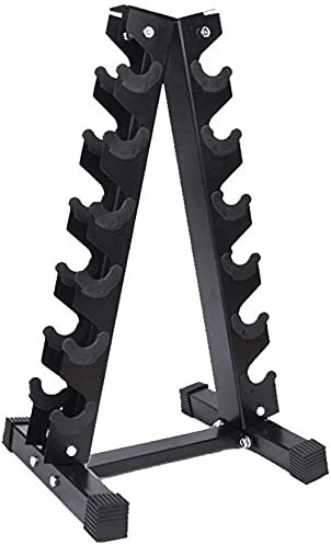 6-Tier A-Type Dumbbell Storage Rack,Weightlifting Dumbbell Rack, Hexagonal Dumbbell Rack,Multi-Layer Manual Weightlifting Tower Gym