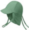 heekpek Gorro Bebe Verano UPF 50 Proteccion Solar Gorro Playa Proteccion UV Sombrero de Sol Ajustable para Niño Niña, Verde, 6-24 Meses