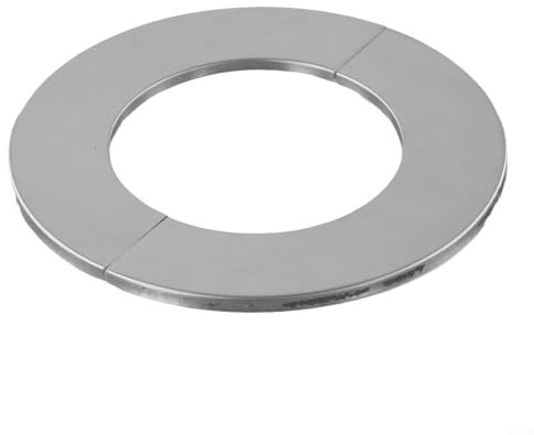 Decorative Pipe Cover Made of Stainless Steel Suitable for Gas Wall Boilers and Exhaust Holes (80mm)