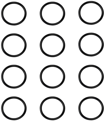 Ersatzteil O Ringe für Intex Pool Dichtungen, Dichtungsring Poolpumpe, Dichtung für Intex 1-1/4 Zoll Schlauch, 4 Stück Gummi Dichtringe Kompatibel mit 330 530 1000 GPH Sandfilterpumpe (12 Stück)