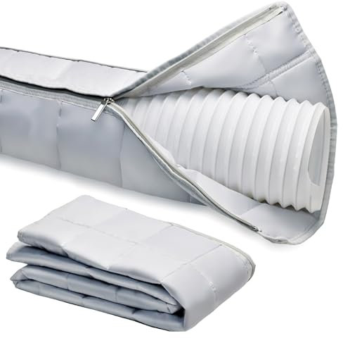 Tuyau de climatisation - Isolation - 150 x 50 cm - Pour climatisation portable - Accessoire de fenêtre pour climatisation