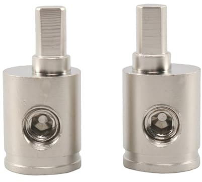 2Pcs High Conductivity Automotive Copper Plated 0GA To 4GA Speakers Wire Connector For Car Stereo Systems And Amplifiers Car Stereo Upgraded Cable Connector