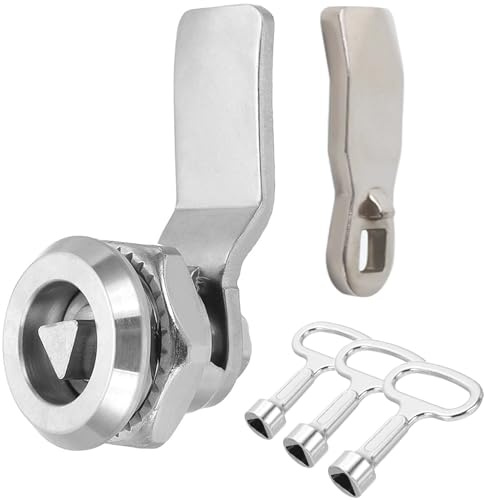 Triangle Cam Lock, Verriegelung des Stromzählerkastens Gaszählerkastenschloss mit 3 Dreieckschlüssel, Briefkastenschloss Schaltschrankschloss Nockenschloss Möbelschloss Hebelschloss Spindschloss.