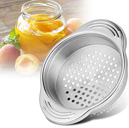 Generic Colador de Escurridor de Latas de Alimentos de Acero Inoxidable 304 para Exprimidor de Aceite de Latas de Atún, Diseño de Antideslizante, Función de Drenaje Rápido, Ideal para Cocineros de