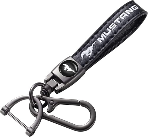 Auto Porte-clé, Porte clef voiture pour Voiture, Porte-clés en cuir pour homme et femme, Voiture Accessoires, Noir