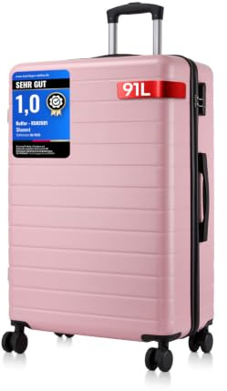 Shavont Koffer XL 76 cm, Leichter ABS+PC-Hartschalenkoffer mit 4 Rollen | Leichte ABS+PC-Hartschale, passend für Ryanair, Eurowings und EasyJet, ideal für Flug- und Geschäftsreisen