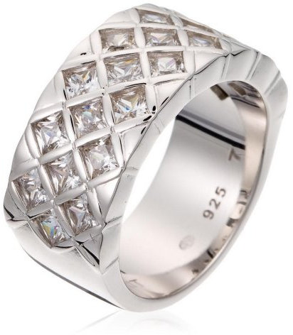 Esprit Damen-Ring Fenestra XL 925 Sterling Silber Gr. 53 (16.9) ESRG91471A170