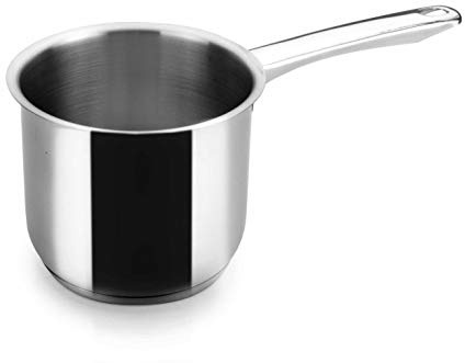 LACOR 32716 Milchtopf 16 cm Basic | Aus lebensmittelechtem Edelstahl gefertigt; hohe Korrosionsbeständigkeit und Haltbarkeit im täglichen Gebrauch