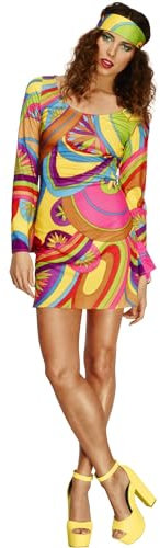 Fever 70s Flower Power Costume (L)