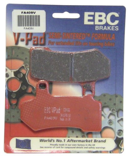 EBC Brakes FA409V Semi Sintered Disc Brake Pad, Black, 1x1x1