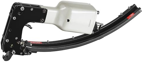 meite M66B Pneumatic Clinching Clipper 3/4 Inch Crown Clinch Clip Gun for Spring Mattress, Car Seats, Wire Cages