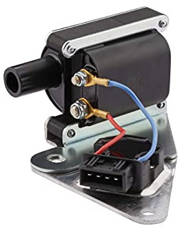 HELLA 5DA 358 000-101 Zündspule - 12V - 4-polig - Verteilerzündspule - geschraubt