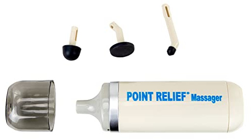 Point Relief Mini Massager mit Zubehör | Vibration | Vibrationsmassage | Massagegerät