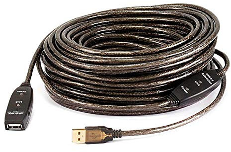 Monoprice 82-Feet 25M USB 2.0 A Male to A Female Active Extension/Repeater Cable (107644)