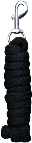 Harry's Horse Halsterlijn Soft standaard zilverkleur muskaton, Farbe:schwarz