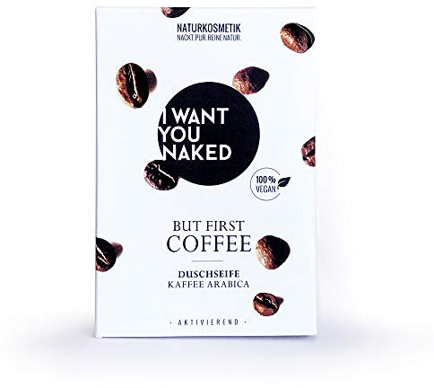 BUT FIRST COFFEE Duschseife Kaffee Arabica |Aktivierend und straffend mit natürlichem Peeling-Effekt und feinem Kaffee-Duft
