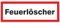 1 x Feuerloescher Aufkleber Brandschutz Hinweisschild Brandschutz Feuerwehr 220 x 80 mm