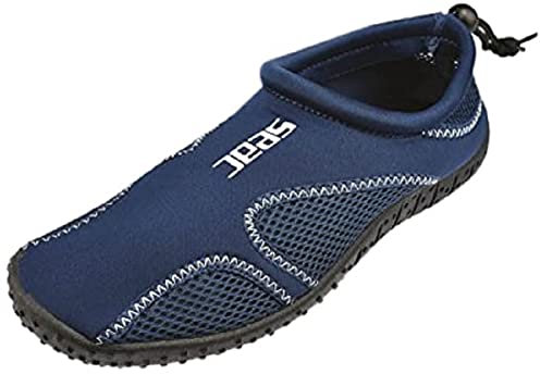 SEAC Sand, Scarpette Da Scoglio Spiaggia E Mare Unisex Adulto, Bianco Blu, 42 EU