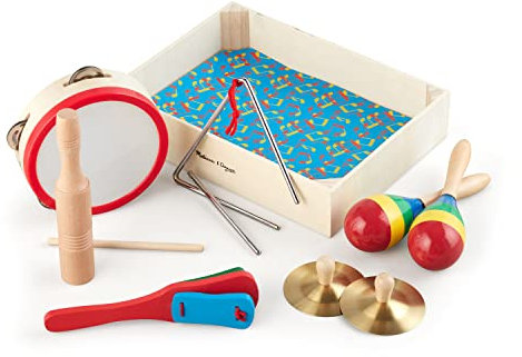 Melissa & Doug Eine Band Im Kasten | Lernspielzeug | Musikalisches Spielzeug für die Kinder | 3+ | Geschenk für Jungen oder Mädchen