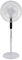EcoAir Equinox Standing Fan | 16 Inch Pedestal Fan | Low Energy 3.5 Watts/hour | Remote Control | Adjustable Height | 12 Speeds | Touch Control | 12H Timer | 85° Oscillation | DC Motor