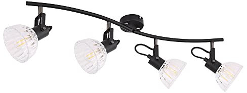 GLOBO Strahler, Metall, 40 W, Schwarz