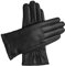 Downholme Vegane Lederhandschuhe für Damen (Schwarz, S)