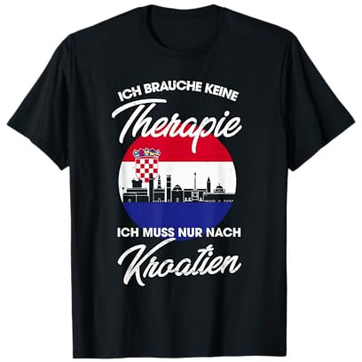 Kroatische Flagge I Kroatien Urlaub I Kroatien T-Shirt
