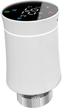 Qiumi Radiator Actuator Valve, Tuya ZigBee3.0, Smart Programmable Thermostat, Temperature Heater, TRV, Alexa, Voice Control