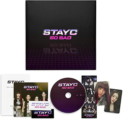 STAYC - The 1st Single Album [Star To A Young Culture] Photo Book + CD-R + Photocard + Postcard + Special 4Cut Photo + Sticker + STAYC Official Fragrance Card