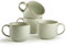 Maison Neuve Riverside Collection 4-Piece Mug Set - 19 Oz. Hand Crafted Ceramic Stoneware Mug Set, Modern Dining Mugs - Large & Multipurpose Shape Mugs, Microwave & Dishwasher Safe - Sage Green