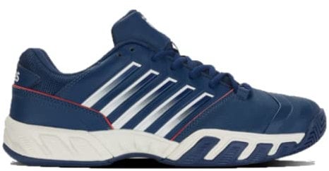 K-Swiss Performance Herren Bigshot Light 4 Tennis Shoe, Blue Opal/Blanc de Blanc/Lollipop, 49 EU