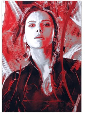 Displate Marvel Avengers Metallposter Marvel Avengers Poster Marvel Deko Marvel Merch Marvel Bilder Marvel Film Poster Marvel - Avengers Endgame Pantheon - Black Widow Poster 67,5x48cm