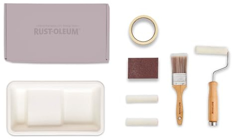 Rust-Oleum Ready to Roll - Eco Paint Kit (Small) - Bathroom Wood & Cabinet Matt Pastel Purples