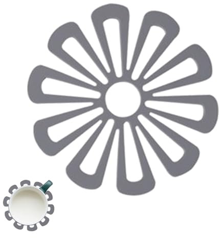 Tapis Hot-Pot | Tapis de table antidérapant en forme de fleur anti-brûlure pour table à manger, tapis de vaisselle ménager, dessous de plat, tapis de dessous de verre créatif pour casseroles et poêles