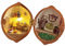 LOVIVER Tiny World Walnusshaus, Kunstharz, Miniatur-Puppenhaus, Geschenk, Walnusshaus, Spielzeug, Dekoration, Nuss, 3D-Szene für Arbeitsplatte, Erwachsene, Schlafzimmer Wohnzimmer