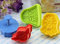 Set of 4 Bes Plunger Star Cookie Cutters - Darth Vader, C-3PO, Your favorite characters Chewbaccas - Amazing Cake Mold Decoration Tool For Baking in Kitchen - MultiColour